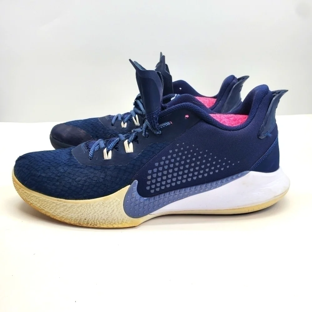 Nike Shoes Men's 11.5 Kobe Mamba Fury TB Navy Blue Sneakers CK6632-400